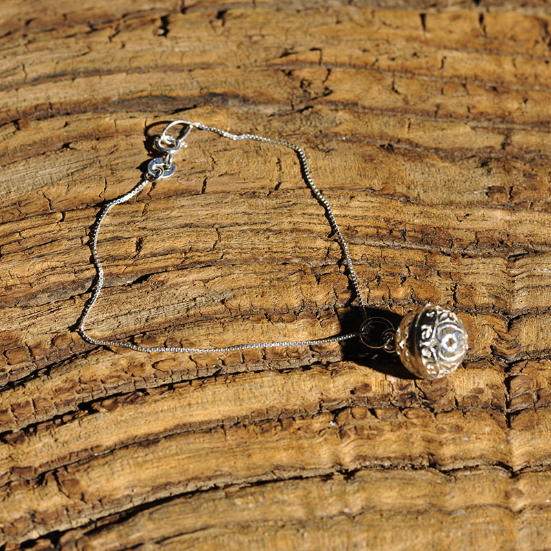 vòng trầm hương 108 hạt Vòng tay bạc sterling, gói, nhang, hộp kho báu, có thể mở, gửi bóng hương - Sản phẩm hương liệu vòng trầm hương