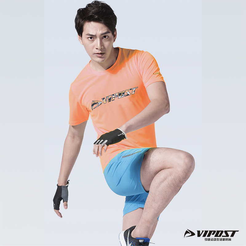 Round-collar T-shirt male and female short sleeves sportswear Summer training Conqueror running conserved speed dry perspiration uniforms customised