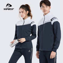 Professional grade sports jacket Table tennis tennis badminton mens and womens comprehensive training clothes Long-sleeved breathable top