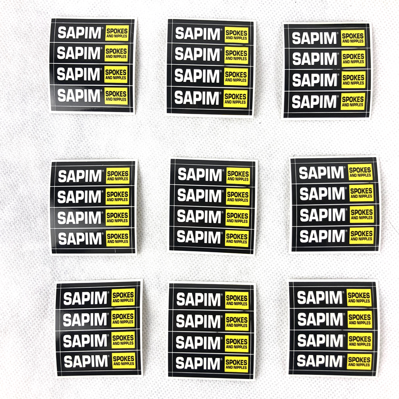 Sapim sticker spoke cap wheel sticker sapim spoke and nipple 3M material