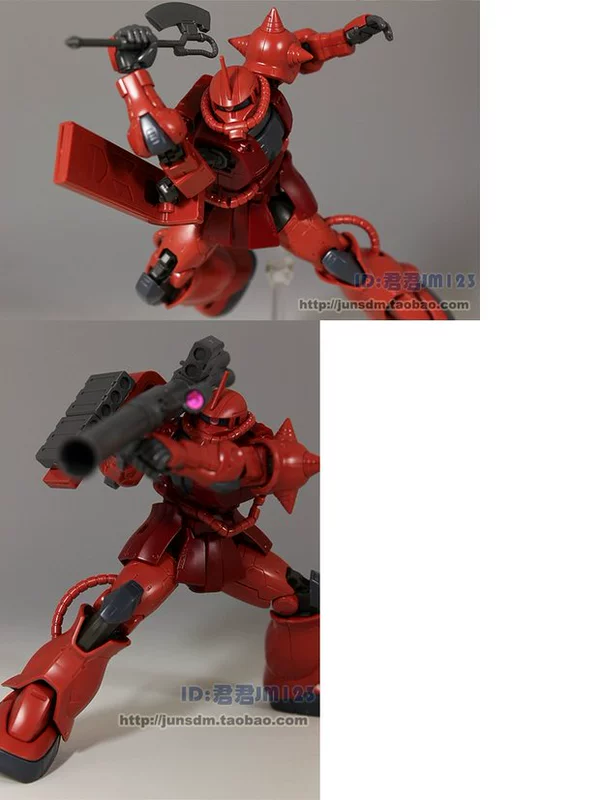 Bandai HG GTO Xia Red Zhagu 2II Mô hình Gundam Có thể được sử dụng cho thành phẩm Trang trí Gửi dấu ngoặc - Gundam / Mech Model / Robot / Transformers