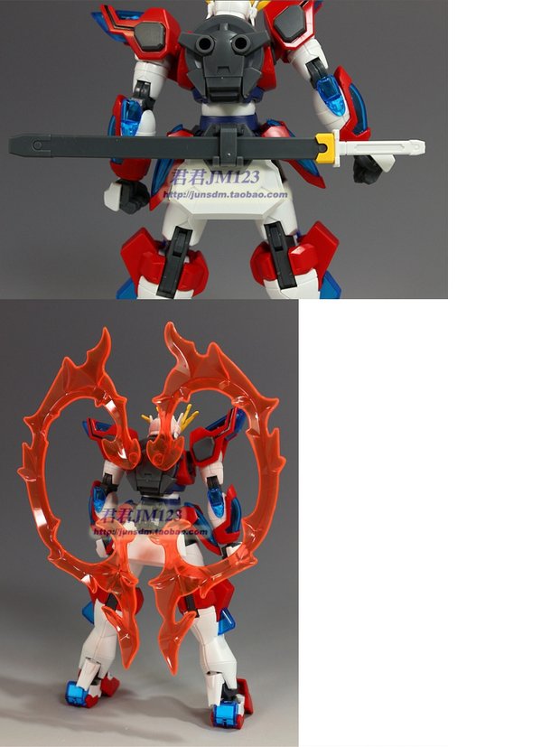Bandai HGBF TRY Shenmu Exploding Heat Flame Gundam Gundam Model Có thể được sử dụng làm đồ trang trí đã hoàn thành Gửi khung - Gundam / Mech Model / Robot / Transformers mô hình robot lắp ráp