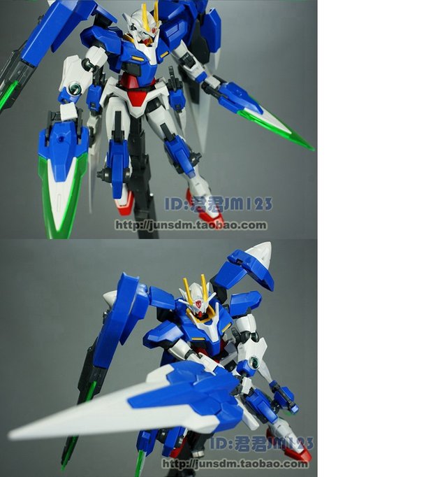 Bandai HG00 Seven Sword Gundam Model Có thể được sử dụng để hoàn thành Sản phẩm Trang trí Quà tặng Gửi khung - Gundam / Mech Model / Robot / Transformers mô hình gundam rẻ	