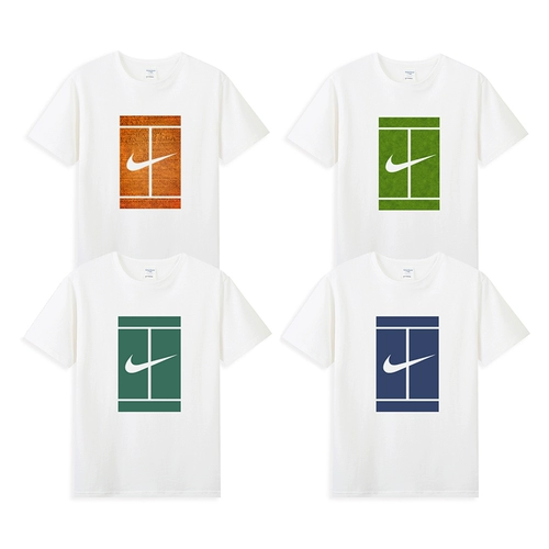 Теннисная футболка для детей и взрослых подходит для мужчин и женщин, спортивный бюстгальтер для тренировок, короткий рукав, круглый воротник