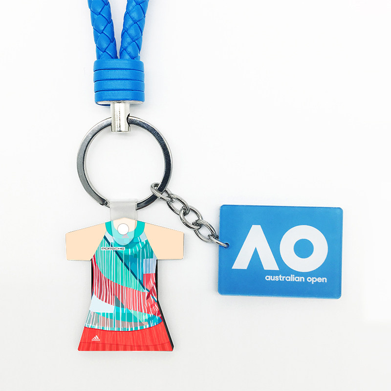 Kerber Kerber 2016 Australian Open shirt of the same style tennis keychain chain lanyard pendant decoration