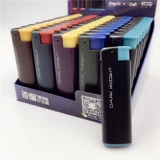 Матовая взрывобезопасная пластиковая ветрозащитная одноразовая электронная зажигалка