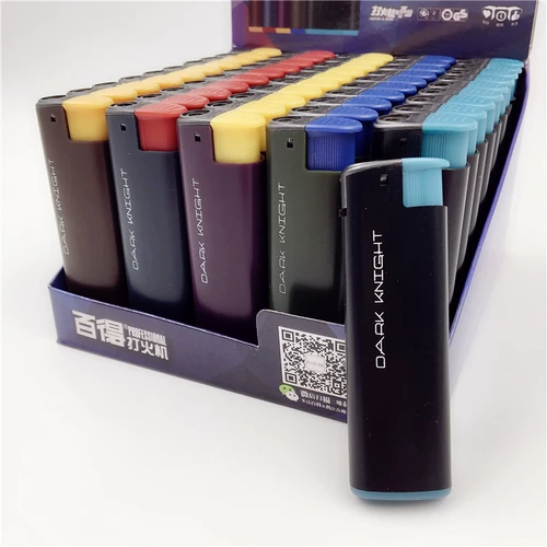 Матовая взрывобезопасная пластиковая ветрозащитная одноразовая электронная зажигалка