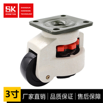 SK6-B75120P Industrial Equipment Level Adjustment Fumar Wheels Heavy Support Castors Mute Universal Castors