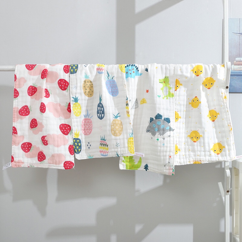 Pure Cotton Gauze Children's Face Towel, Sweat-Absorbing Towel, Bath Towel, Soft and Absorbent, Unisex, Household, Cute Saliva and Sweat Wiping Towel Pure Cotton Gauze Children's Face Towel, Sweat-Absorbing Towel, Bath Towel, Soft and Absorbent, Unisex, Household, Cute Saliva and Sweat Wiping Towel