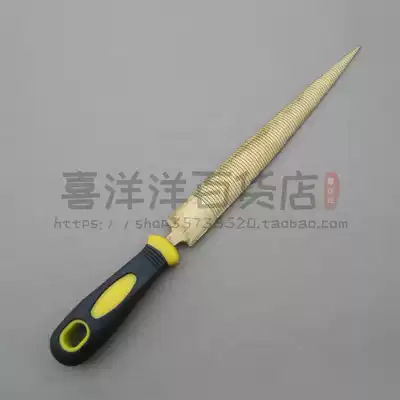8 inch plastic handle fine tooth woodworking file mahogany file