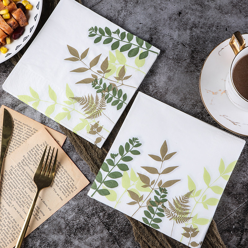 Factory selling colored paper napkins napkins wedding hotel wedding paper napkins pure wood pulp printing paper napkins