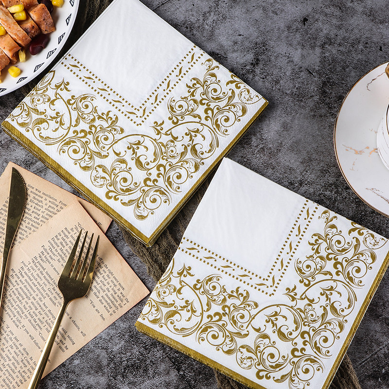 New West Restaurant Napkins Napkins Napkins Napkins Colorful Printed Pure Wood Pulp Paper