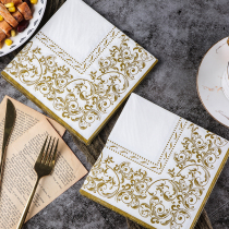 New West Restaurant Napkins Napkins Napkins Napkins Colorful Printed Pure Wood Pulp Paper