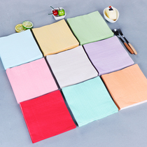 Factory Sales Personality Color Printed Hotel Tissue Napkins Napkins Napkins Pure Color Paper Towels Napkins