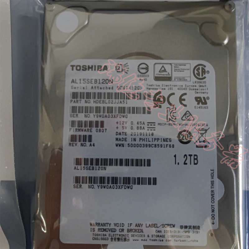 Toshiba Al15Seb120N Al15Seb12Eq 1.2t 12g 2.5inch Brand New with One Year Warranty