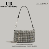 Сумка через плечо, сумка подмышку, ремешок для сумки, подарок на день рождения, сумка для еды, инкрустировано бриллиантами