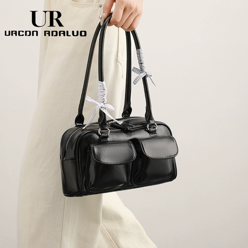 Ур ниша простая сумка для боулинга для женщин 2025 Новая модная рабочая сумка для пригородной подмышки Универсальная сумочка сумка для плеча