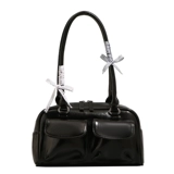 Ур ниша простая сумка для боулинга для женщин 2025 Новая модная рабочая сумка для пригородной подмышки Универсальная сумочка сумка для плеча