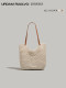 Ur Large-Capacity Woven Tote Bag for Women 2026 New Summer Seaside Casual Vacation Beach Bag Single Shoulder Underarm Bag