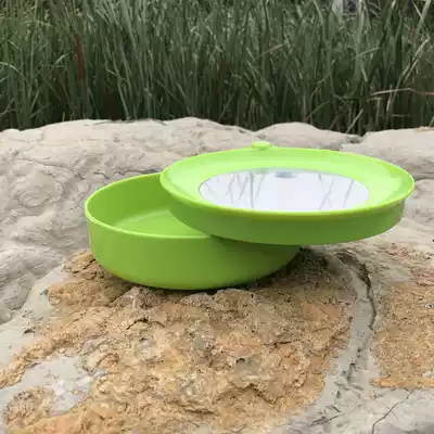 Fishing bait tray strong magnetic fishing box fishing chair bait basin open bait bait bait bait bait scattered cannon pot can be equipped with fishing platform