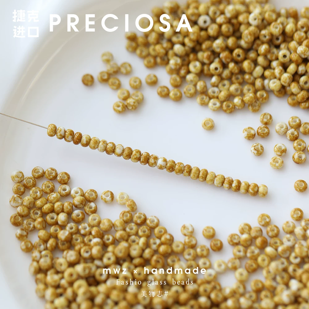 Импортированный чешский рис Jewelry Ciosa 2/2.2/3/4мм бусины Picasso стекло ручной работы для бисероплетения DIY
