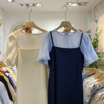 2022 South Korea East gate Xia dress new Korean version Trend small frescoed white foam sleeves heather cotton cover headsweaters