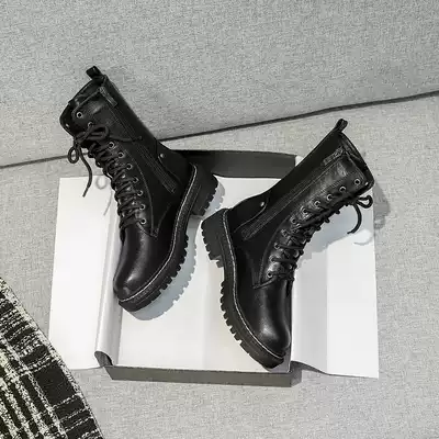 Summer thin Martin boots female English style 2021 autumn and winter New Joker short boots thick soled boots tide ins