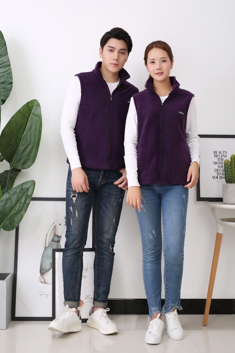 Áo vest lông cừu tùy chỉnh vest nam và nữ cotton vest logo siêu thị tình nguyện làm việc ấm áp quần áo các kiểu áo vest nữ hàn quốc