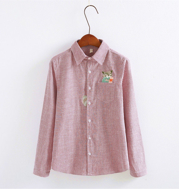 Chemise fille à manche longue - Ref 2086256 Image 12