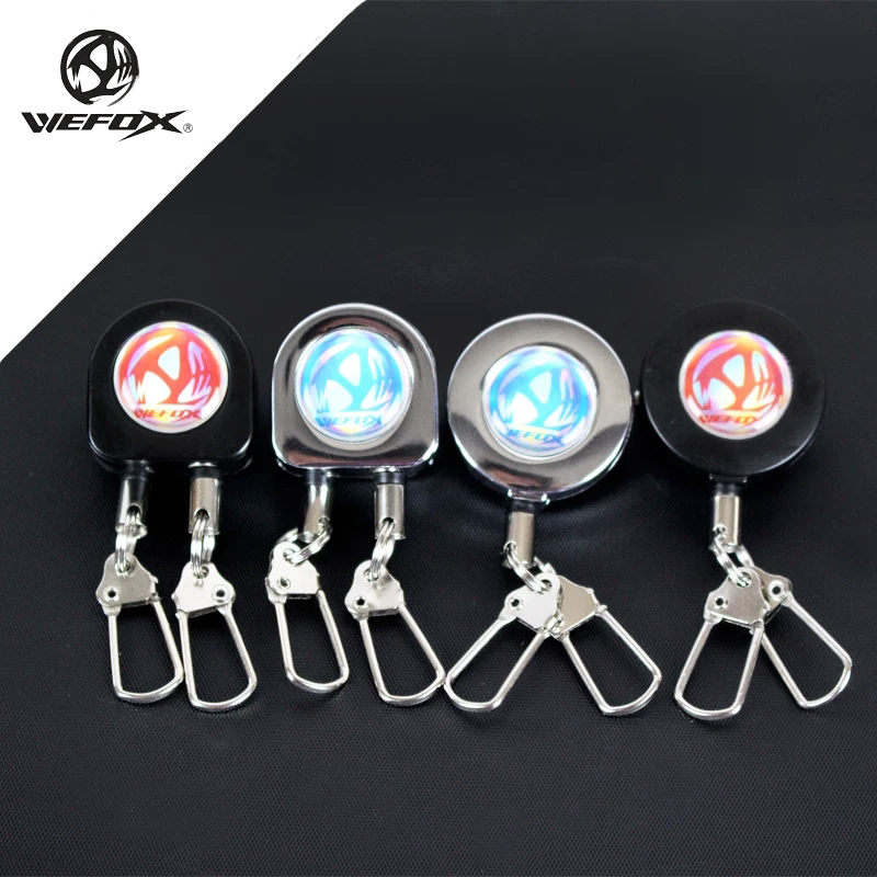 Taiwan Weihu telescopic buckle Rock fishing sea fishing Double zipper ring Single pull ring Easy pull buckle Fishing scissors accessories Lanyard supplies