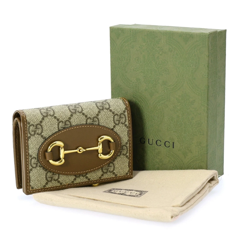 Gucci Gucci Direct Mail New Model 1955 Women's Gift Short Folding Wallet Card Holder 726846 Genuine Gucci Gucci Direct Mail New Model 1955 Women's Gift Short Folding Wallet Card Holder 726846 Genuine