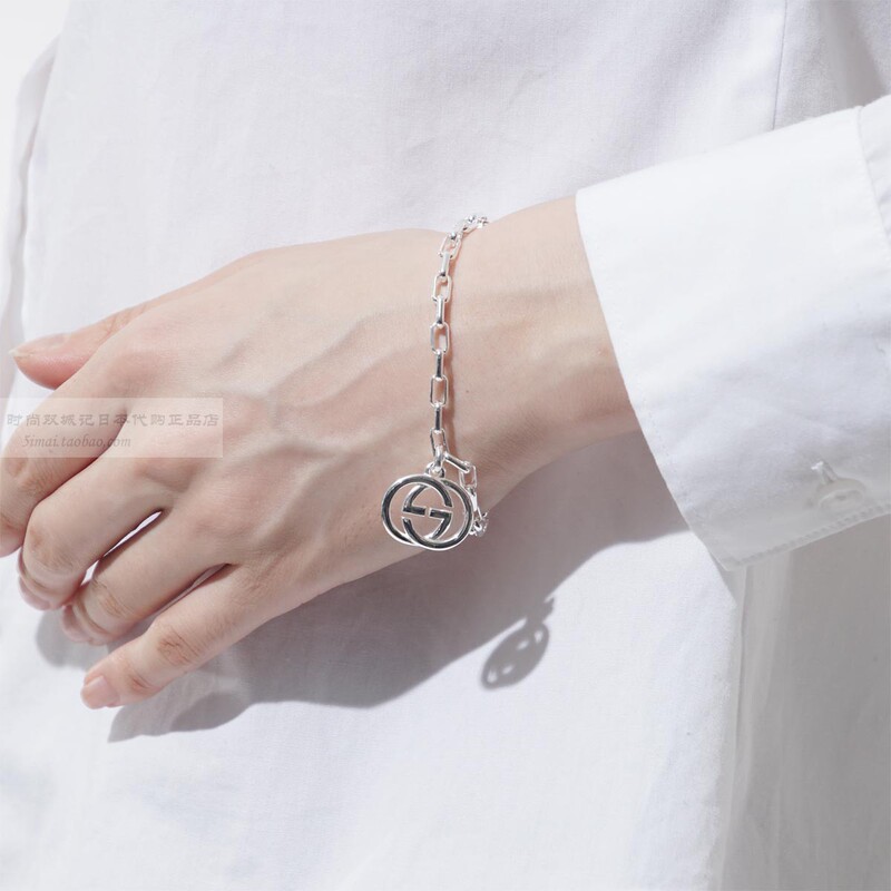 Japanese Purchasing Agent for Gucci Genuine Products, Unisex Gift, Couple's Style, 925 Sterling Silver Bracelet Jewelry 295711 Japanese Purchasing Agent for Gucci Genuine Products, Unisex Gift, Couple's Style, 925 Sterling Silver Bracelet Jewelry 295711