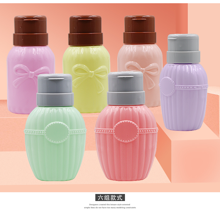 Nhật bản công cụ làm móng tay báo chí chai làm sạch chất lỏng dỡ nước rửa chai nước bút kẹo màu bow nail nguồn cung cấp kềm cắt móng giả
