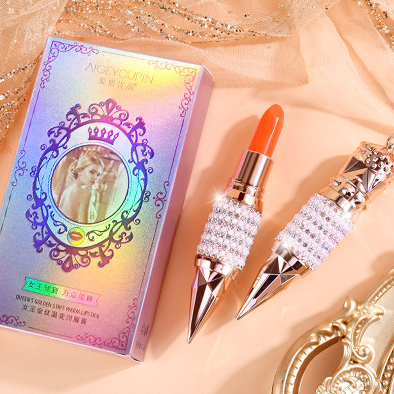 Scepter Roperin Triple Color Temperature Changing Jelly Mouth Red Lip Balm lasting not easy to drop color moisturizing and nourishing 520 girl gifts