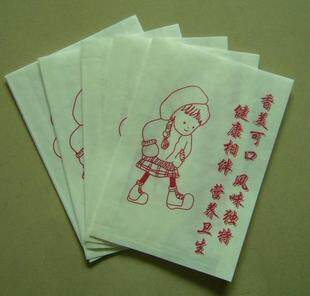 Oil-proof paper bags Spicy fin bags Chicken willow bags Packaging Snacks Food packaging bags in girl bags 14*11