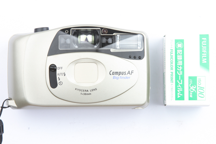 Kyocera Campus AF film camera fool machine 30mm fixed focus lens autofocus fool
