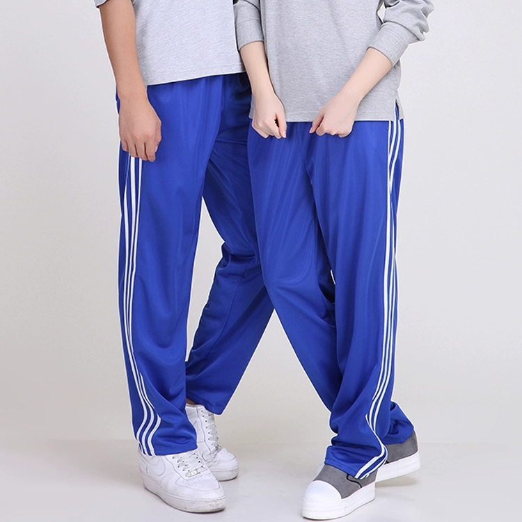 Mùa hè và mùa thu nam và nữ mỏng mặc quần thể thao trơn bóng polyester quần thể thao trượt bóng rổ chạy đồng phục học sinh quần quần short thể thao nữ
