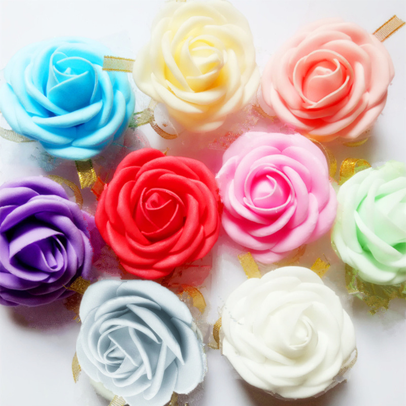 Bridesmaid Group Wrist Flower Korean Bridesmaid Rose Hand Flower Kidsren's Hand Flower Sister Group Wrist Flower Multi-Color Wedding Supplies