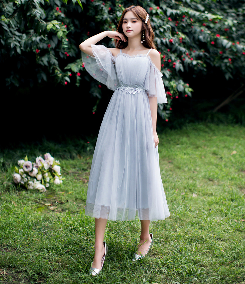  XL (110-138 catties)+Light gray [B gauze sleeve camisole] medium long V082   + $7.26 