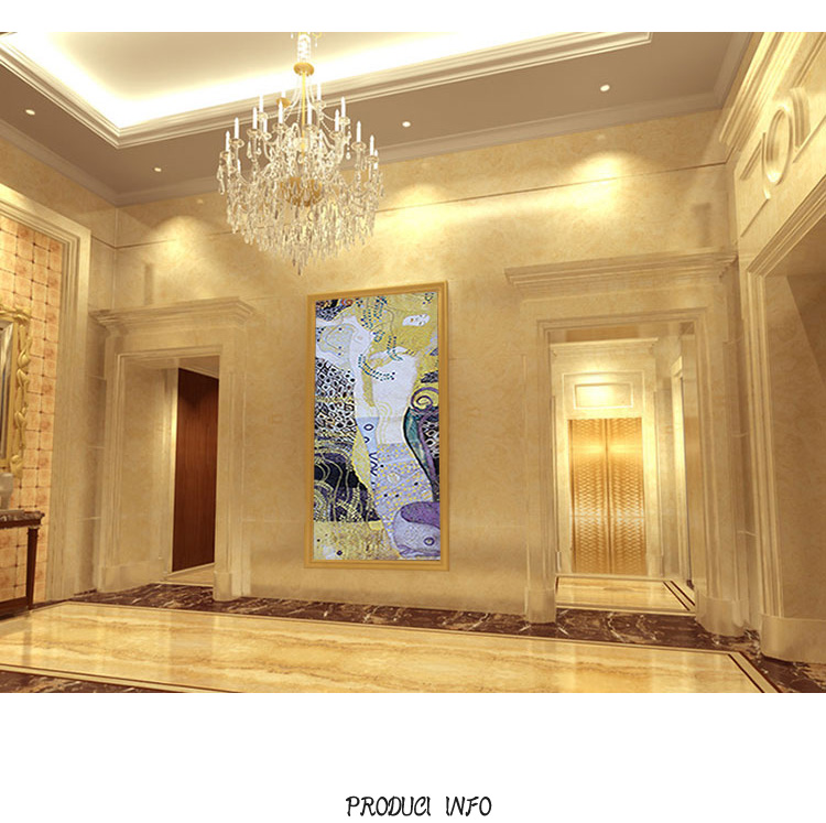 Trường học mới Bỉ Tấm thảm hiên hành lang tấm thảm Jacquard Klimt "Người phụ nữ rắn nước" thảm treo tường 2m