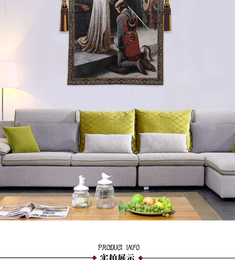 thảm Bỉ retro tinh tế vải tấm thảm jacquard tấm thảm Rider loạt các đồ trang trí tường sơn châu Âu - Tapestry thảm treo tường cute