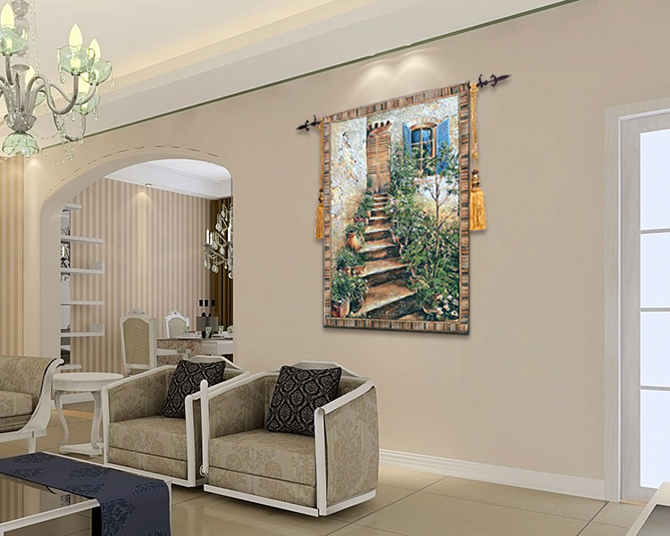 Trường học mới Tấm thảm hoa của Bỉ Bức tranh tường Châu Âu thảm trang trí phòng ngủ