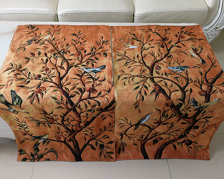 Trường học mới Bỉ tấm thảm hiên hành lang tấm thảm trang trí hiện đại bức tranh cây may mắn chim may mắn mới thảm decor treo tường