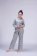 Mô hình tùy chỉnh mùa thu và mùa đông mới bông flannel sanding phụ nữ cardigan dài tay quần dịch vụ nhà bộ đồ ngủ