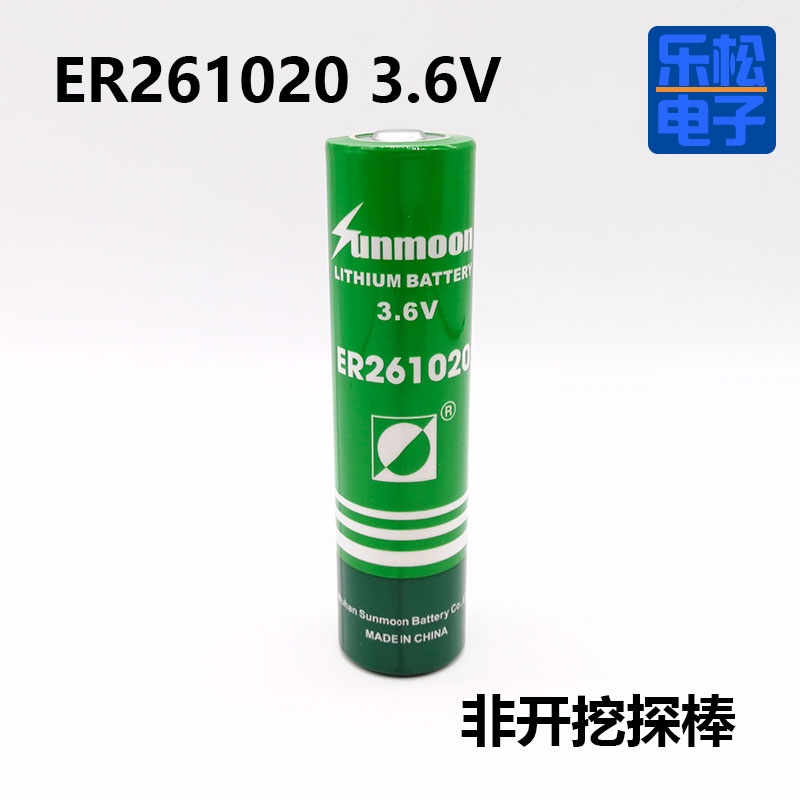 Riyue ER261020 battery 3 6V trenchless probe water meter gas meter medical equipment petroleum GPS positioning