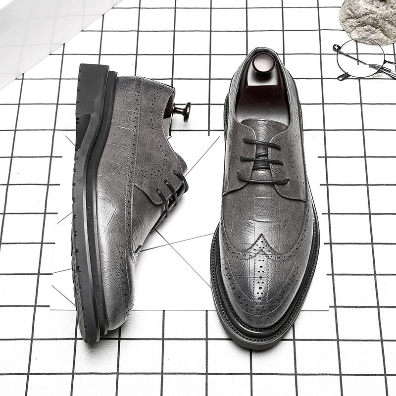 Summer New British Brock Sculpture Shoes Hundred Young Tide Shoes with Formal Business Leisure Shoes