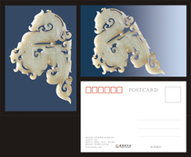 2024 Chinese Zodiac: Dragon Western Han Dynasty Jade Dragon Dragon Shape Jade Pendant Postcard Macau Zodiac Extreme Film can be produced