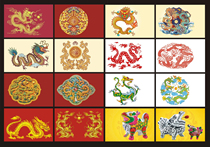 2024-1 Jiachen Year Zodiac Year of the Dragon Postcards 16-piece set can produce extreme films