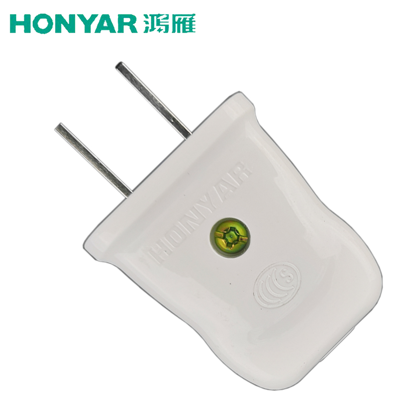 Hongyan Two-Eye Plug Power Plug 2 Eye Two-footed 250V10A Plug T2-10A Anti-fall Type