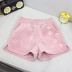 Thời trang châu Âu 2018 thu đông thời trang sequin nhung ngắn quần short nữ buông tha một từ quần ống rộng ống rộng mặc thủy triều Quần short
